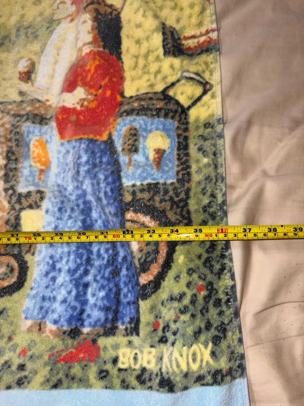 HTF RARE The New Yorker Magazine Beach Towel July  15, 1991 Central Park